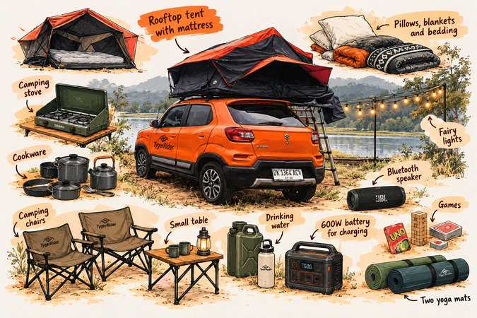 What to Pack for a Bali Camping Road Trip